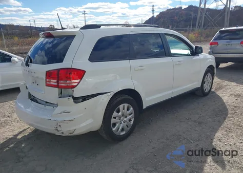 2018 Dodge Journey Se из США, поврежденный, VIN 3C4PDCAB1JT444545